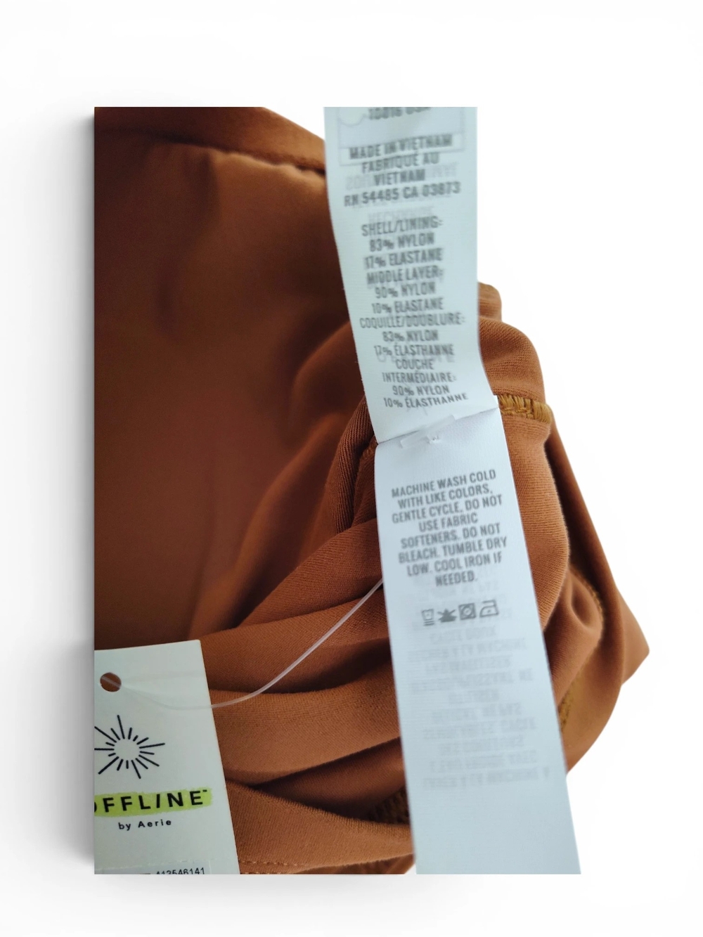🆕 OFFLINE By Aerie Real Me XTRA High Neck Longline Sports Bra Women's XS - Picture 13 of 15